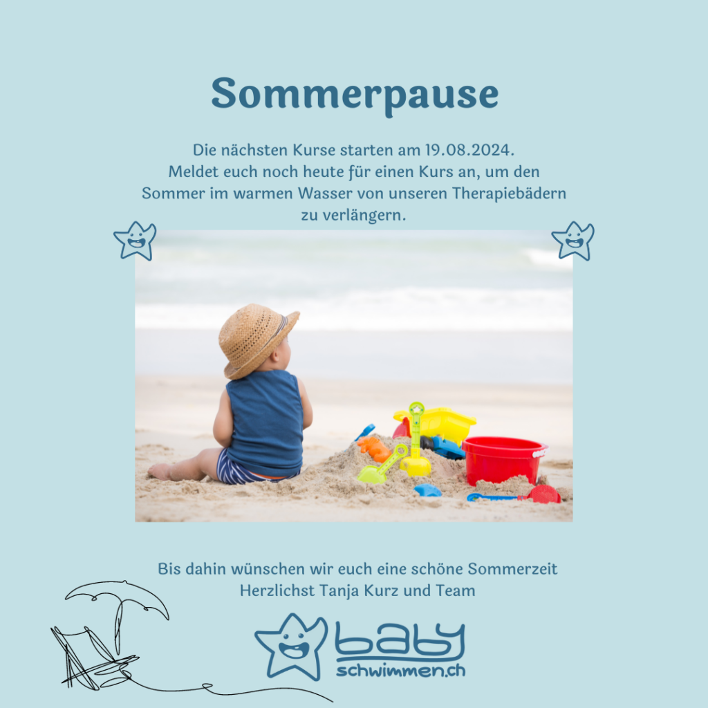 Babyschwimmen Winterthur Zürich Witikon Sommerpause